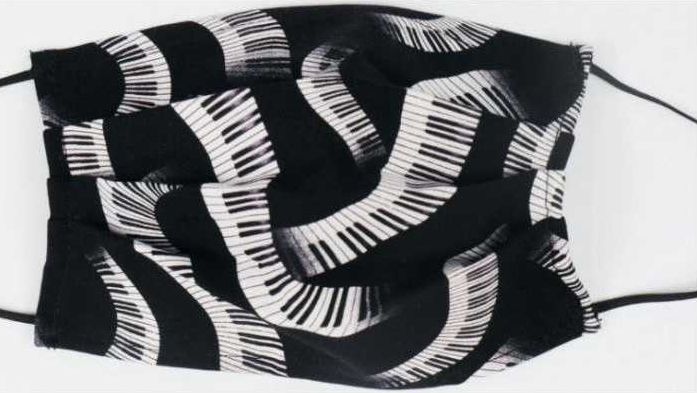 Mascarilla Agifty M-8002 Negra Adorno Teclado