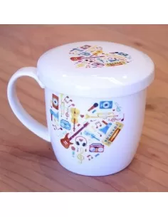 taza diseño instrumentos musicales