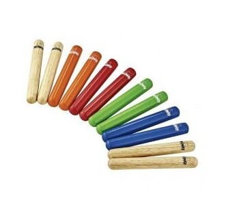 Instrumentos Orff Set Claves Percusión